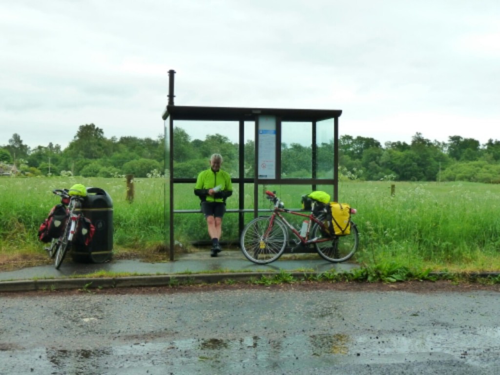 Bus shelter for lunch
