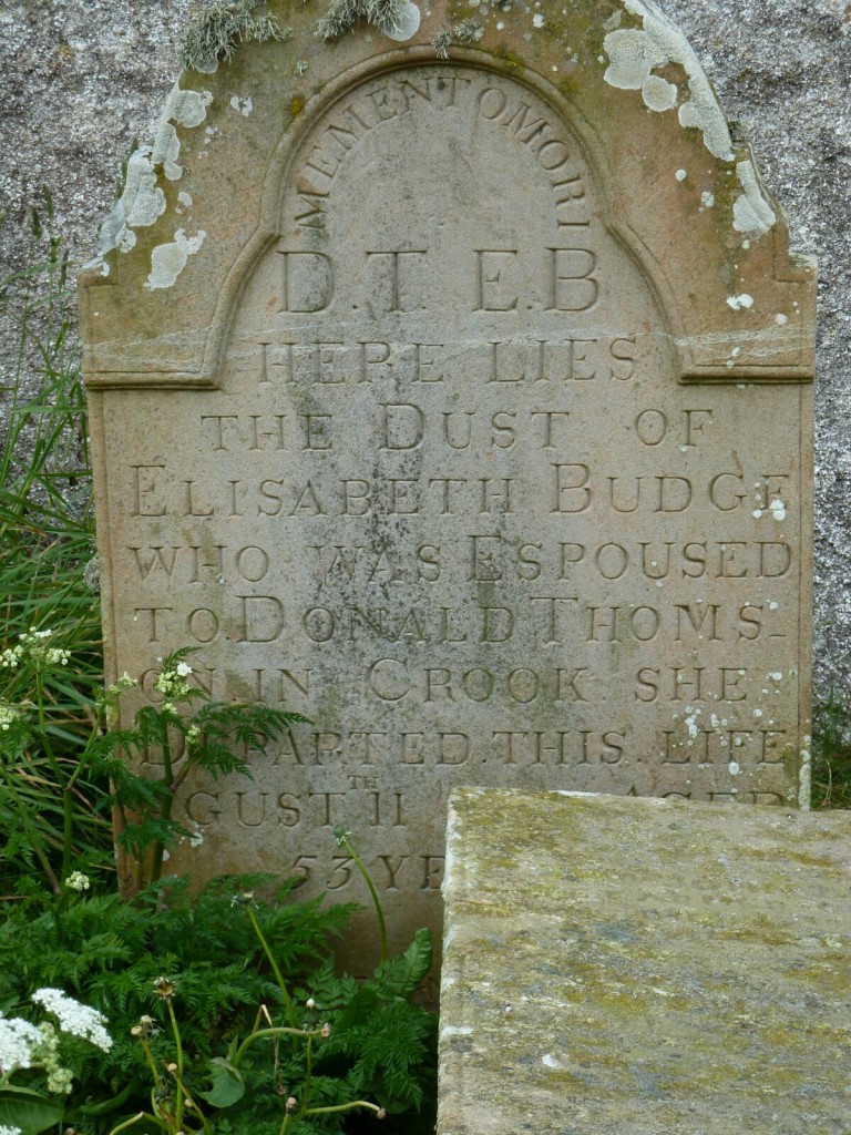 In the graveyard of Old St Mary's church